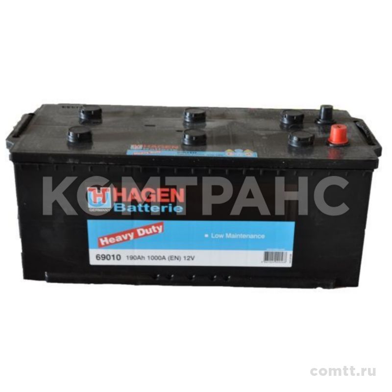 ����������� 190Ah / 1000 A / 12V HEAVY DUTY 69010 Hagen batterie
